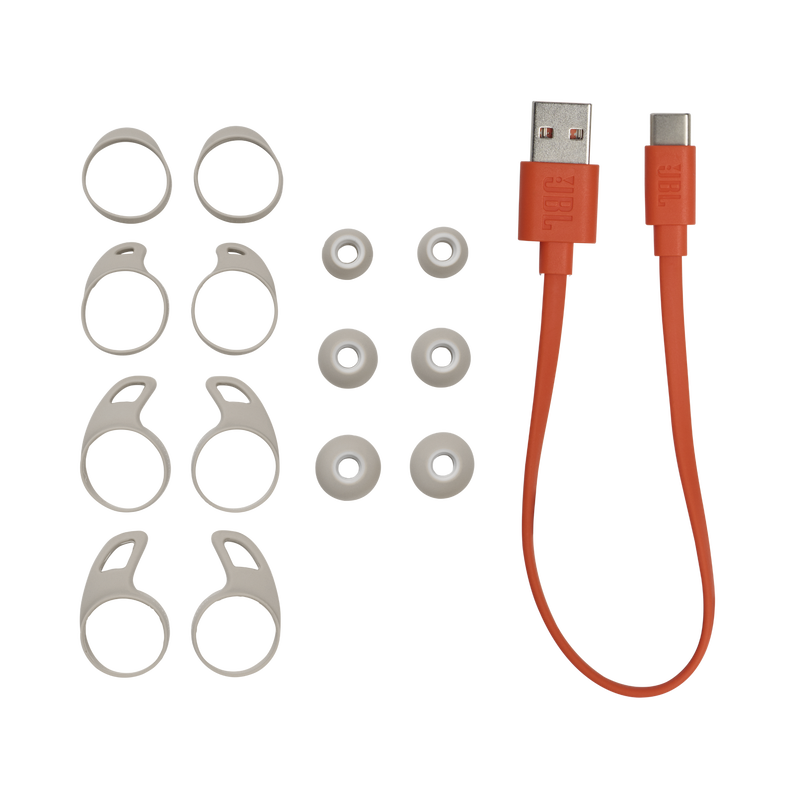 JBL Reflect Flow Pro - White - Waterproof true wireless Noise Cancelling active sport earbuds - Detailshot 1 image number null